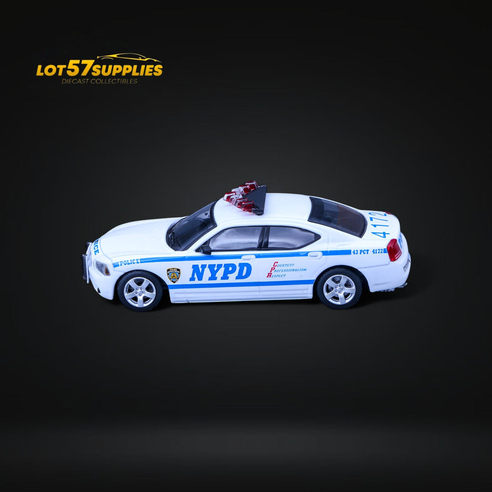 Rollin 2008 Dodge Charger New York City Police NYPD 1:64 (ONLINE ORDER ONLY)