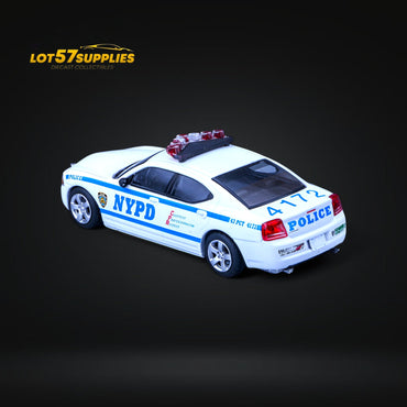 Rollin 2008 Dodge Charger New York City Police NYPD 1:64 (ONLINE ORDER ONLY)
