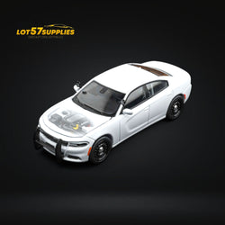 (Pre-Order) Elite Collectibles Dodge Warhorse Unmarked Police Interceptor White 1:64 (ONLINE ORDER ONLY)
