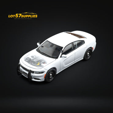 (Pre-Order) Elite Collectibles Dodge Warhorse Unmarked Police Interceptor White 1:64 (ONLINE ORDER ONLY)