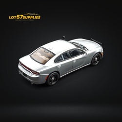 (Pre-Order) Elite Collectibles Dodge Warhorse Unmarked Police Interceptor Silver 1:64 (ONLINE ORDER ONLY)