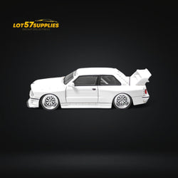 NA BMW E30 Wide-Body Resin Model White 1:64 (ONLINE ORDER ONLY)