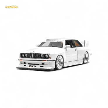 NA BMW E30 Wide-Body Resin Model White 1:64 (ONLINE ORDER ONLY)