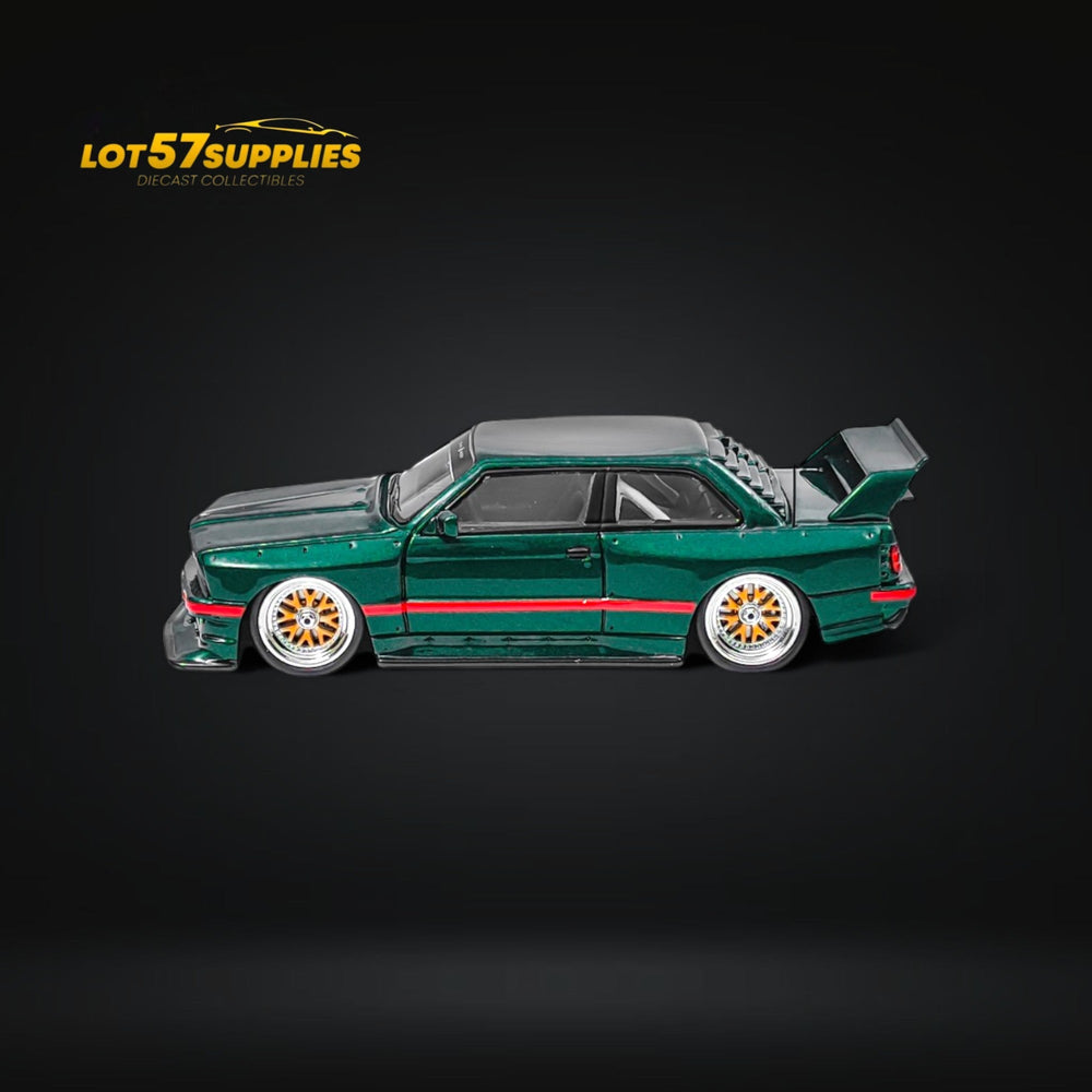NA BMW E30 Wide-Body Resin Model Green 1:64 (ONLINE ORDER ONLY)