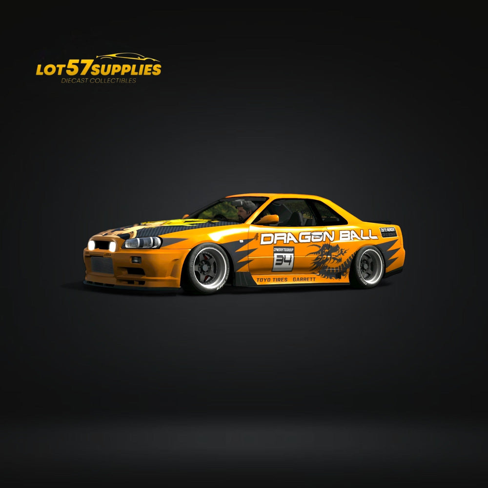 (Pre-Order) Fast Speed Skyline R34 GT-R - Orange 1:64 (ONLINE ORDER ONLY)