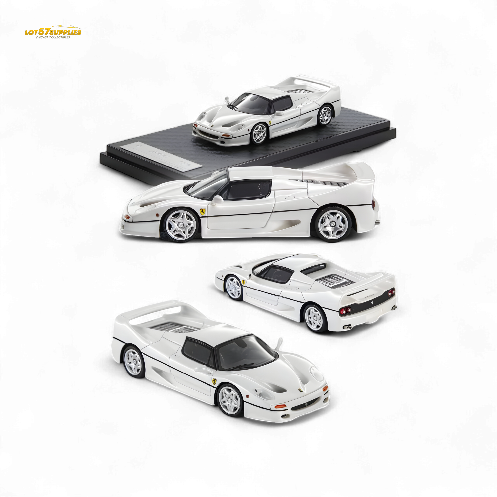 NA Nice Auto F50 - Pearl White - Resin 1:64 (ONLINE ORDER ONLY)