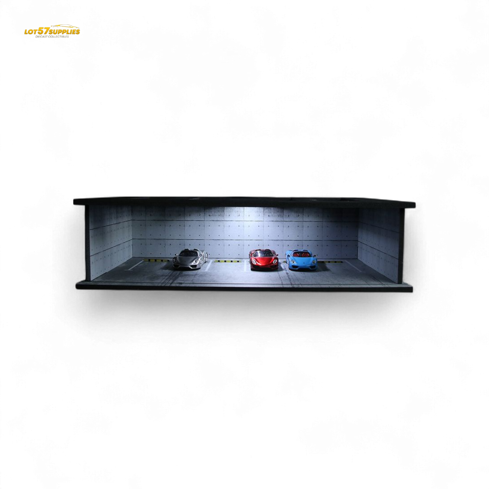 (Pre-Order) MoreArt UNDERGROUND PARKING GARAGE SCENE 02 - MO915002 1:64 (Online Order Only)