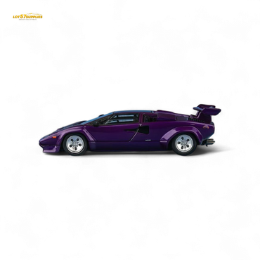 (Pre-Order) Findclassically Countach LP5000S - Metallic Purple w/ Wing 1:64 (Online Order Only)