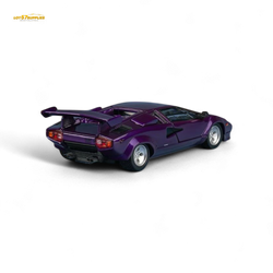(Pre-Order) Findclassically Countach LP5000S - Metallic Purple w/ Wing 1:64 (Online Order Only)