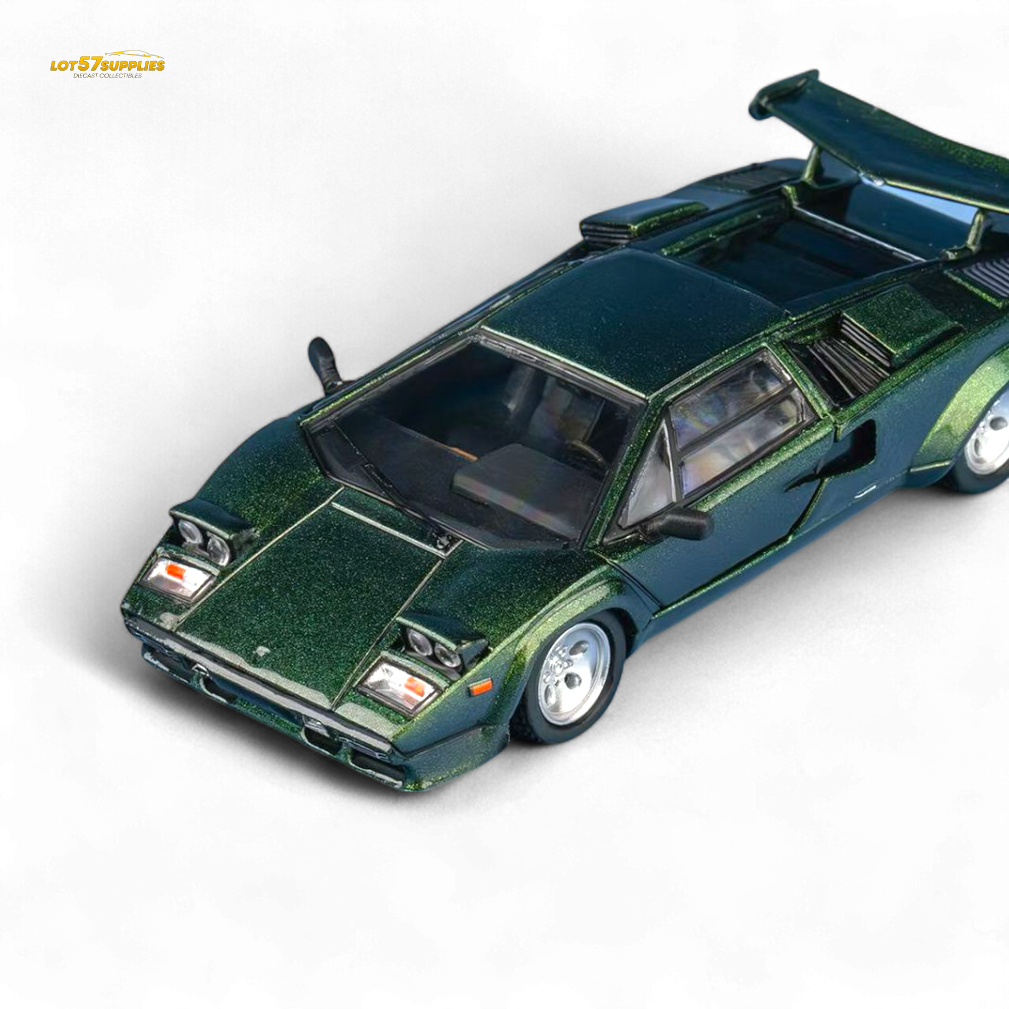 (Pre-Order) Findclassically Countach LP5000S - Canepa Green 1:64 (Online Order Only)
