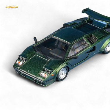 (Pre-Order) Findclassically Countach LP5000S - Canepa Green 1:64 (Online Order Only)