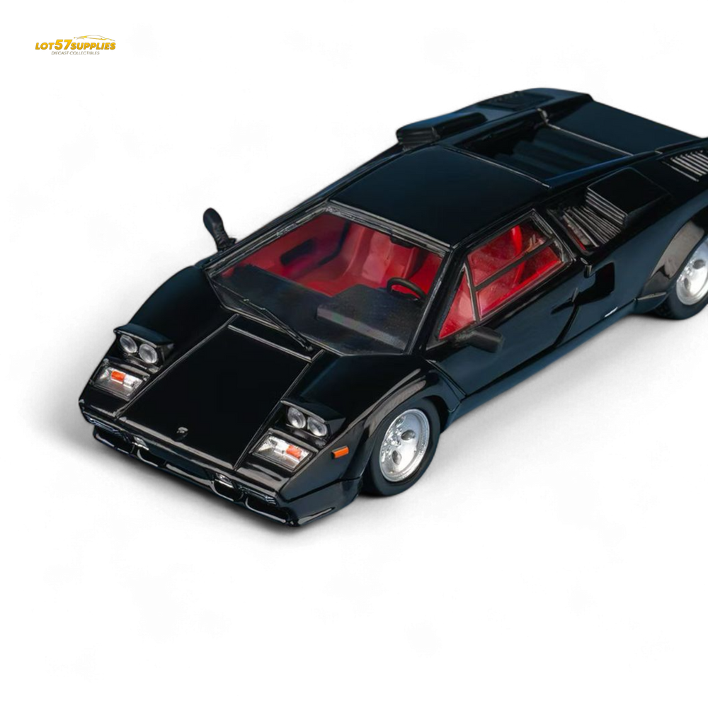 (Pre-Order) Findclassically Countach LP5000S - Metallic Black 1:64 (Online Order Only)