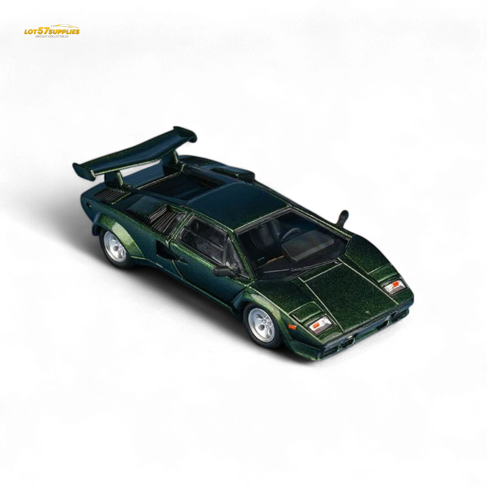 (Pre-Order) Findclassically Countach LP5000S - Canepa Green 1:64 (Online Order Only)