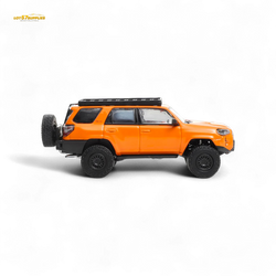 (Pre-Order) GCD Toyota Super Overlord Light Modified Version 4 Runner - Orange 1:64 (ONLINE ORDER ONLY)