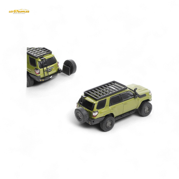 (Pre-Order) GCD Toyota Super Overlord Light Modified Version 4 Runner - Green 1:64 (ONLINE ORDER ONLY)