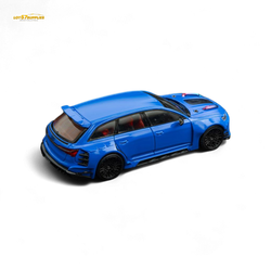 (Pre-Order) DCM Modified Audi RS6 Wagon Blue - Engine & Openable Hood 1:64 (ONLINE ORDER ONLY)