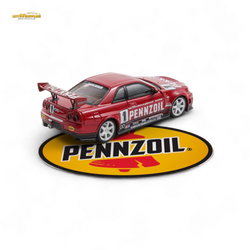 Fast Speed FS 1:64 Skyline GT-R R34 Nismo Z-Tune Pennzoil #1 – Red (Foshan AIT Exhibition Edition) (ONLINE ORDER ONLY)
