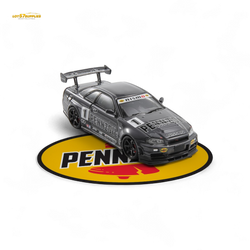 Fast Speed FS 1:64 Skyline GT-R R34 Nismo Z-Tune Pennzoil #1 – Grey (Foshan AIT Exhibition Edition) (ONLINE ORDER ONLY)