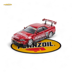 Fast Speed FS 1:64 Skyline GT-R R34 Nismo Z-Tune Pennzoil #1 – Red (Foshan AIT Exhibition Edition) (ONLINE ORDER ONLY)