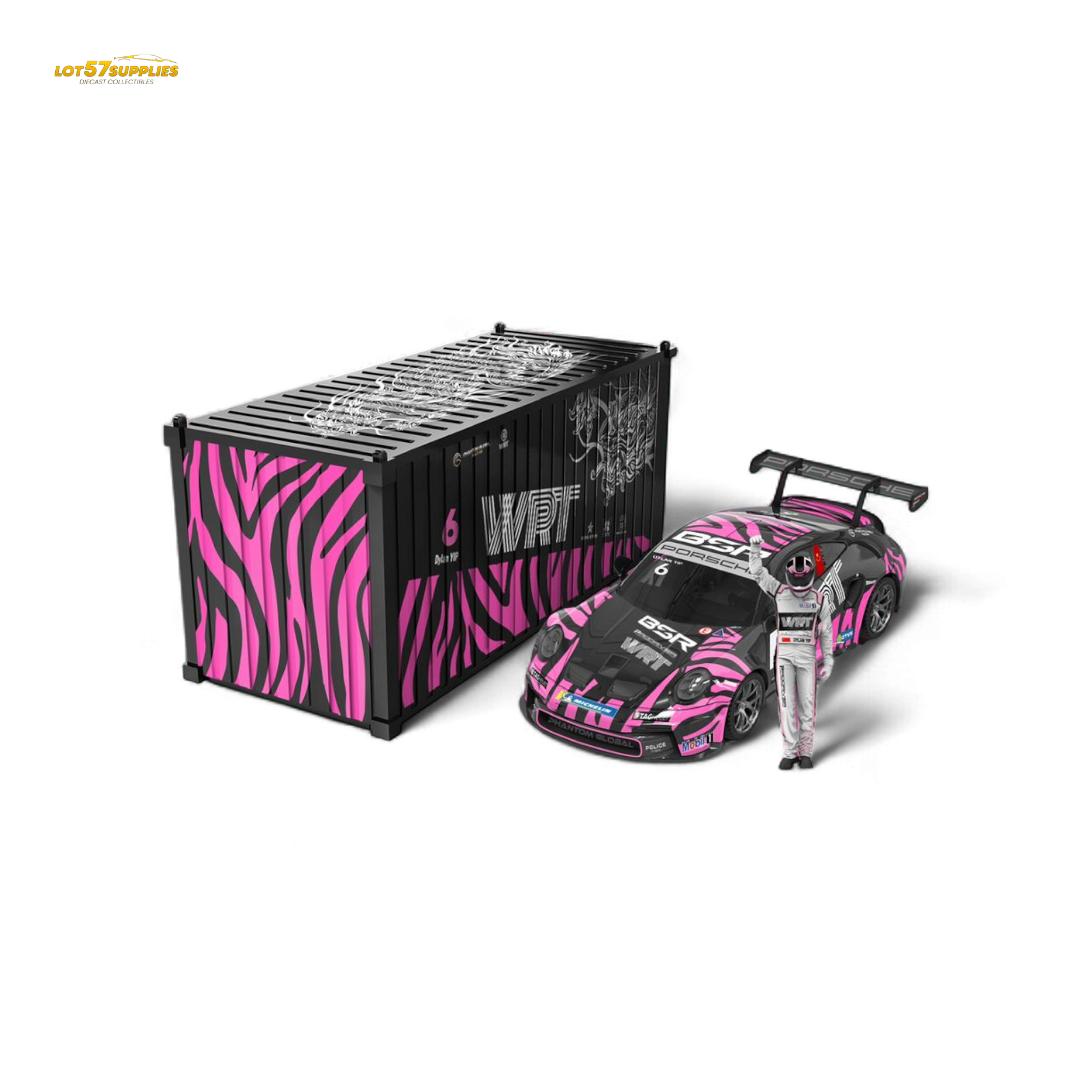 ModernArt & WRT Porsche 911 GT3 Carrera Cup Container Set 1:64 (ONLINE ORDER ONLY)