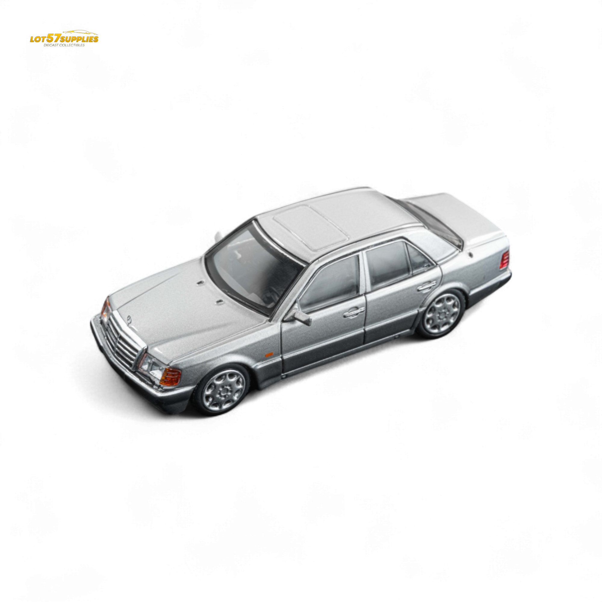 (Pre-Order) DCM 1/64 Benz 500E - Titanium Gray Silver 1/64 (ONLINE ORDER ONLY)