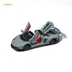 TPC Rhino Model RM 1/64 Lamborghini LP720-4 Roadster Wide-Body Modified - Combat Gray 1/64 (ONLINE ORDER ONLY)