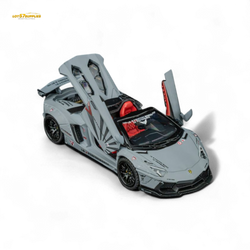 TPC Rhino Model RM 1/64 Lamborghini LP720-4 Roadster Wide-Body Modified - Combat Gray 1/64 (ONLINE ORDER ONLY)