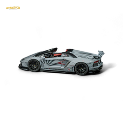 TPC Rhino Model RM 1/64 Lamborghini LP720-4 Roadster Wide-Body Modified - Combat Gray 1/64 (ONLINE ORDER ONLY)