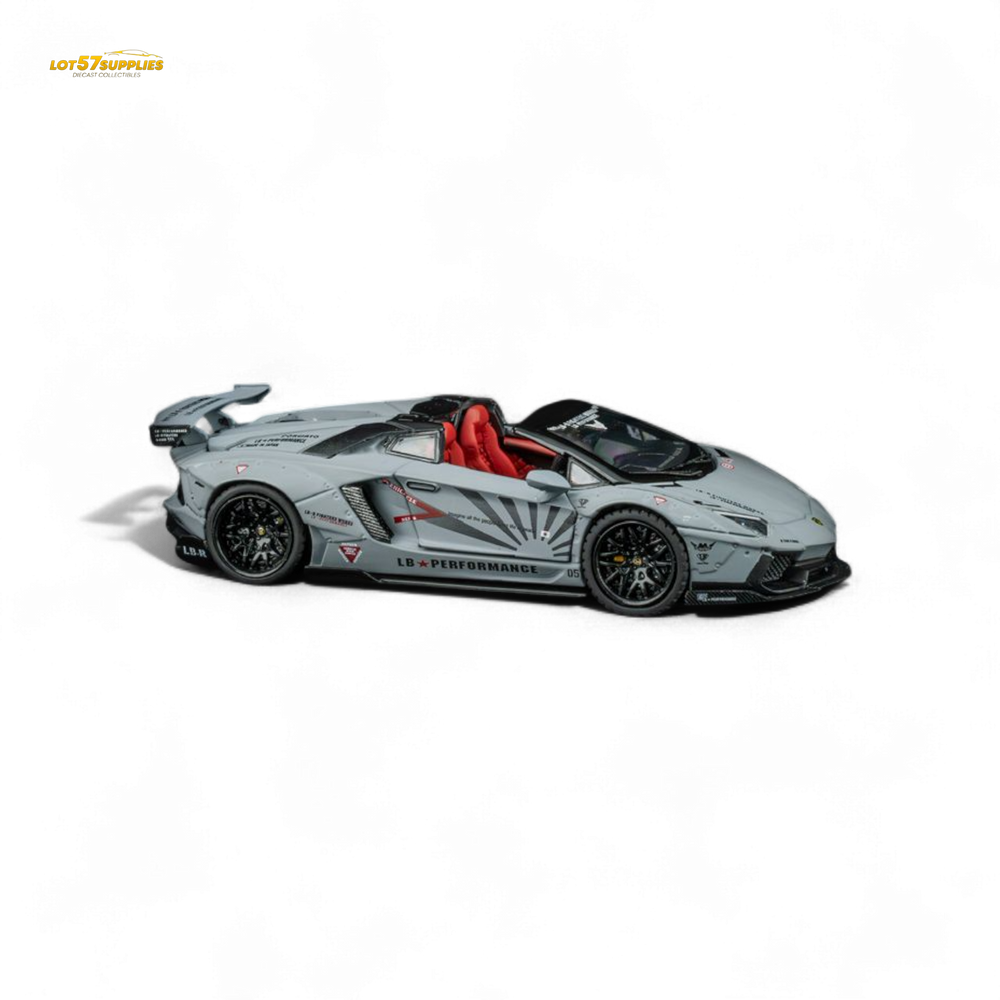 TPC Rhino Model RM 1/64 Lamborghini LP720-4 Roadster Wide-Body Modified - Combat Gray 1/64 (ONLINE ORDER ONLY)