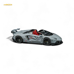 TPC Rhino Model RM 1/64 Lamborghini LP720-4 Roadster Wide-Body Modified - Combat Gray 1/64 (ONLINE ORDER ONLY)