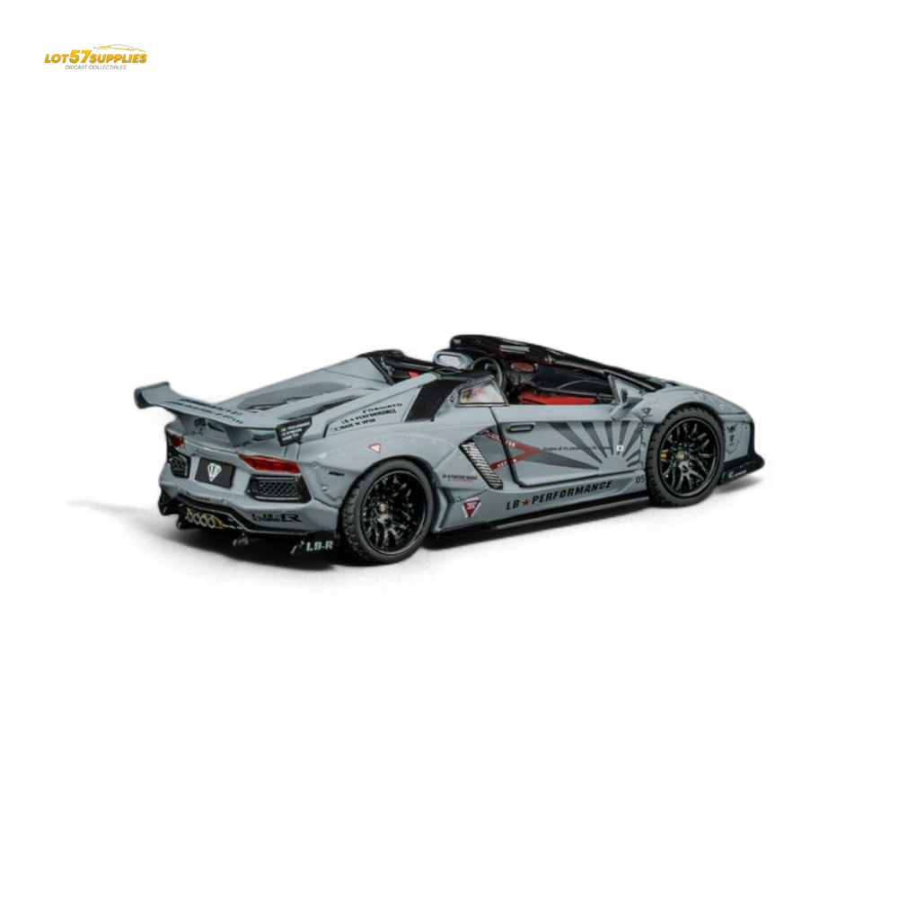 TPC Rhino Model RM 1/64 Lamborghini LP720-4 Roadster Wide-Body Modified - Combat Gray 1/64 (ONLINE ORDER ONLY)