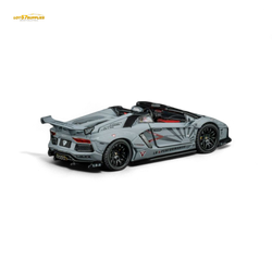 TPC Rhino Model RM 1/64 Lamborghini LP720-4 Roadster Wide-Body Modified - Combat Gray 1/64 (ONLINE ORDER ONLY)