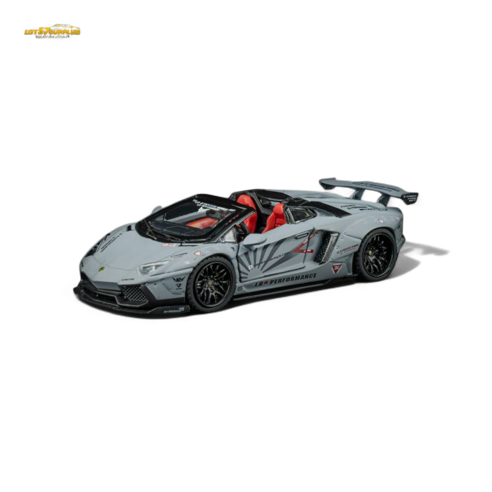 TPC Rhino Model RM 1/64 Lamborghini LP720-4 Roadster Wide-Body Modified - Combat Gray 1/64 (ONLINE ORDER ONLY)