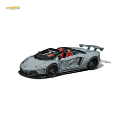 TPC Rhino Model RM 1/64 Lamborghini LP720-4 Roadster Wide-Body Modified - Combat Gray 1/64 (ONLINE ORDER ONLY)