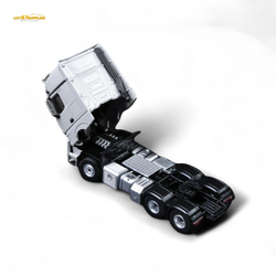 (Pre-Order) TimeMicro & Perka BENZ FLATBED TRANSPORT VEHICLE - White 1/64 (ONLINE ORDER ONLY)