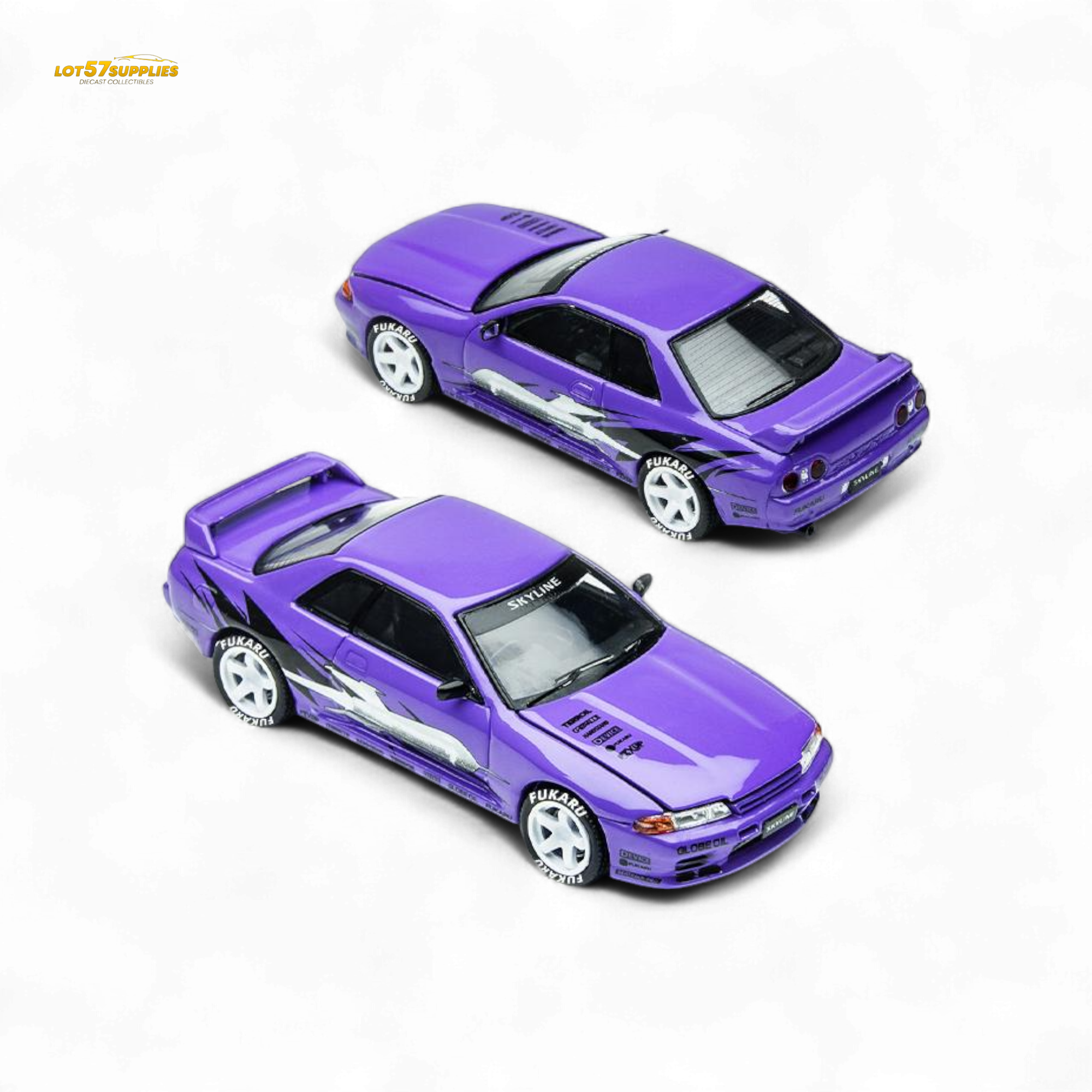 (Pre-Order) TimeMicro Skyline GT-R R32 Los Santos Drift - Purple 1/64 (ONLINE ORDER ONLY)