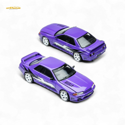 (Pre-Order) TimeMicro Skyline GT-R R32 Los Santos Drift - Purple 1/64 (ONLINE ORDER ONLY)