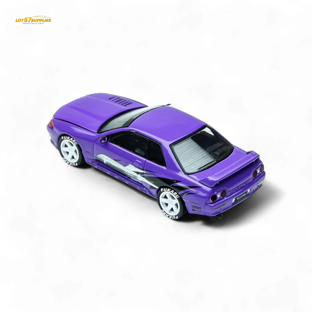 (Pre-Order) TimeMicro Skyline GT-R R32 Los Santos Drift - Purple 1/64 (ONLINE ORDER ONLY)