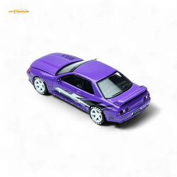(Pre-Order) TimeMicro Skyline GT-R R32 Los Santos Drift - Purple 1/64 (ONLINE ORDER ONLY)