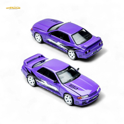 (Pre-Order) TimeMicro Skyline GT-R R32 Los Santos Drift - Purple 1/64 (ONLINE ORDER ONLY)