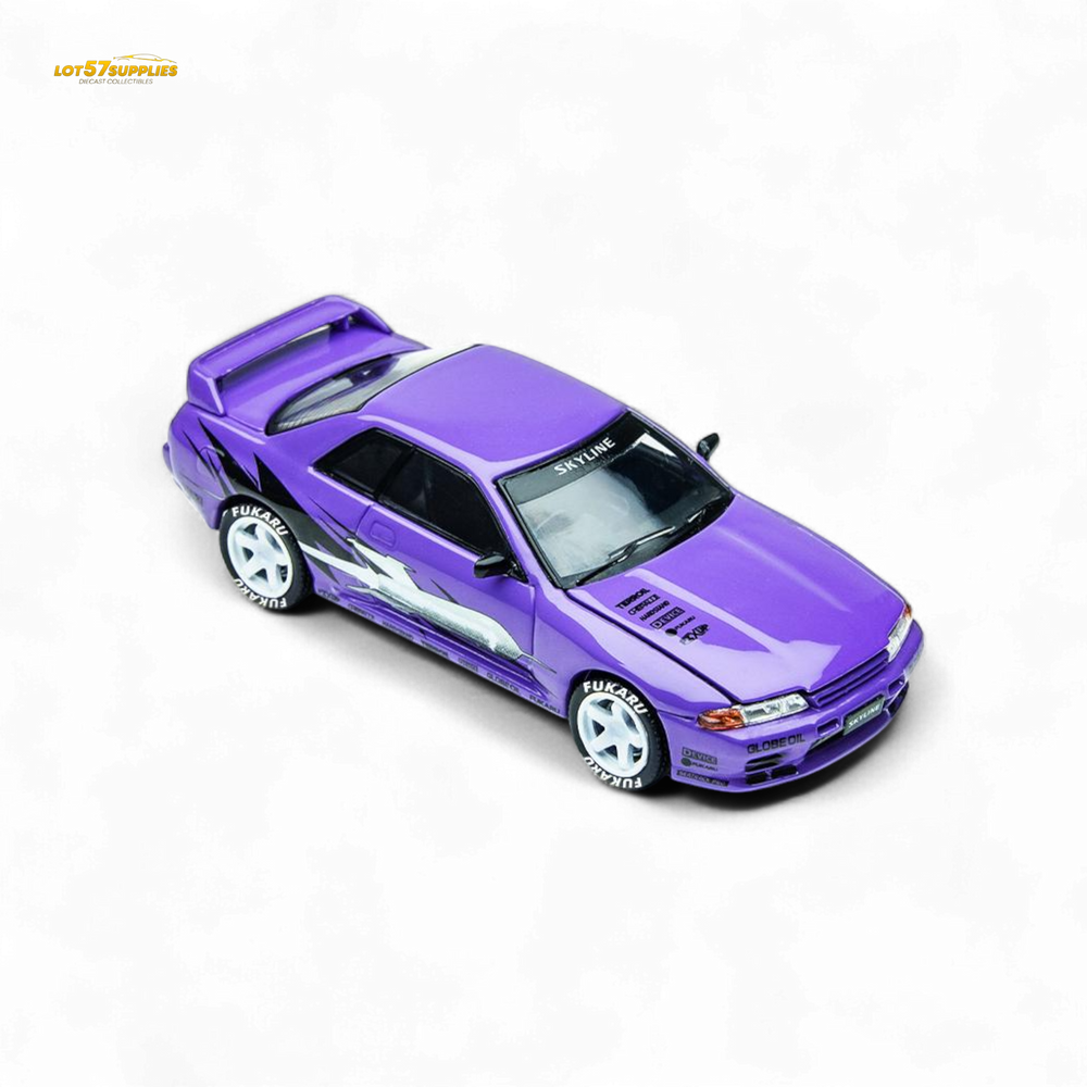 (Pre-Order) TimeMicro Skyline GT-R R32 Los Santos Drift - Purple 1/64 (ONLINE ORDER ONLY)