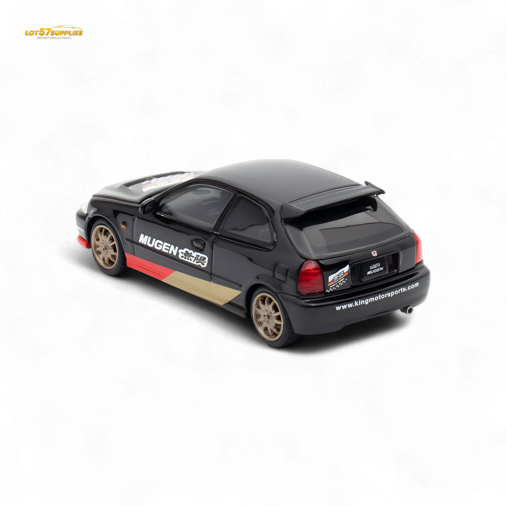 (Pre-Order) Motorhelix Honda Civic EK9 MUGEN Malaysia Limited Edition - Black 1:64 (Online Order Only)