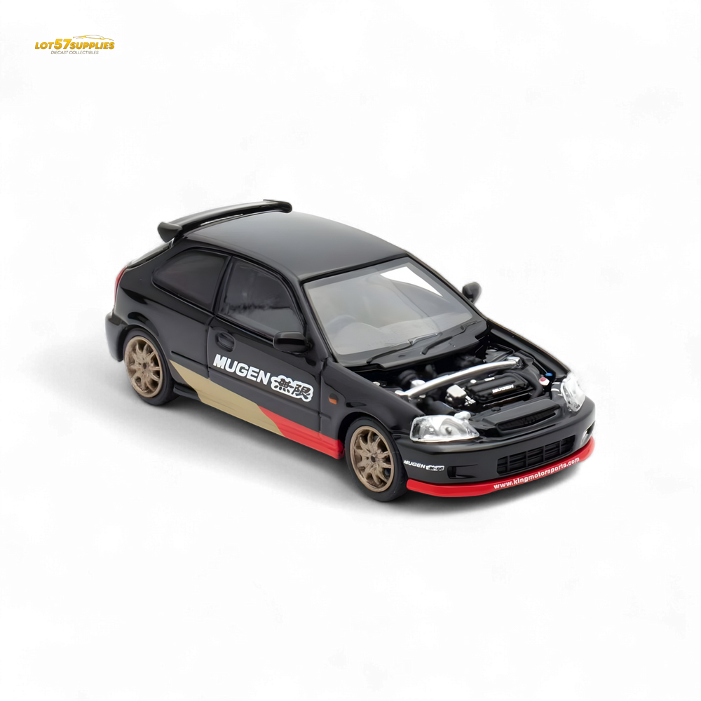 (Pre-Order) Motorhelix Honda Civic EK9 MUGEN Malaysia Limited Edition - Black 1:64 (Online Order Only)