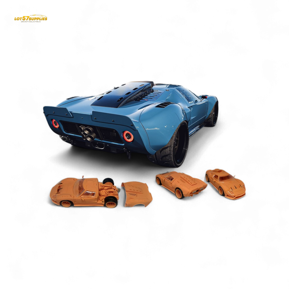 (Pre-Order) Rhino Model Ford GT40 - Blue 1/64 (ONLINE ORDER ONLY)