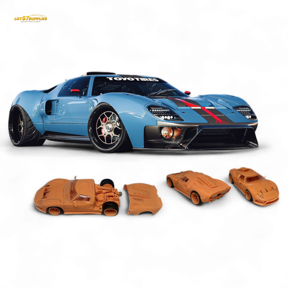 (Pre-Order) Rhino Model Ford GT40 - Blue 1/64 (ONLINE ORDER ONLY)
