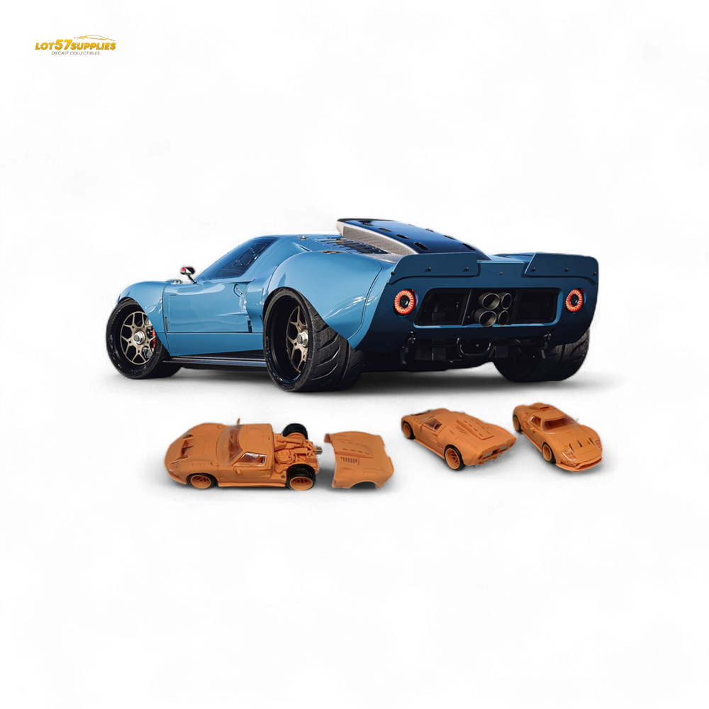 (Pre-Order) Rhino Model Ford GT40 - Blue 1/64 (ONLINE ORDER ONLY)