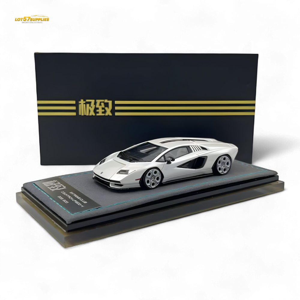 Extreme Club 1:64 Countach LPI800-4 - White - Resin 1:64 (ONLINE ORDER ONLY)