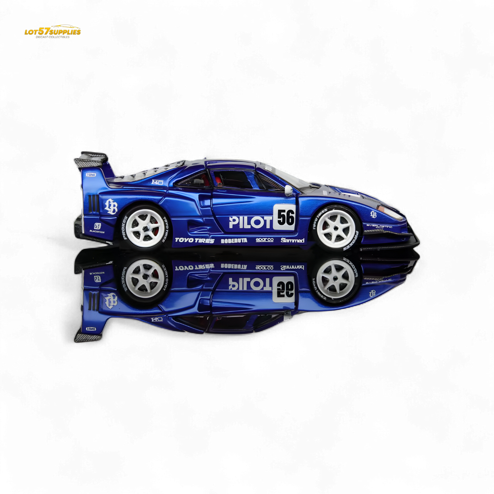 (Pre-Order) Demon King Auto F40 LB-Works Wide-Body Gull Wing Gate Modified - PILOT Livery 1:64 (ONLINE ORDER ONLY)