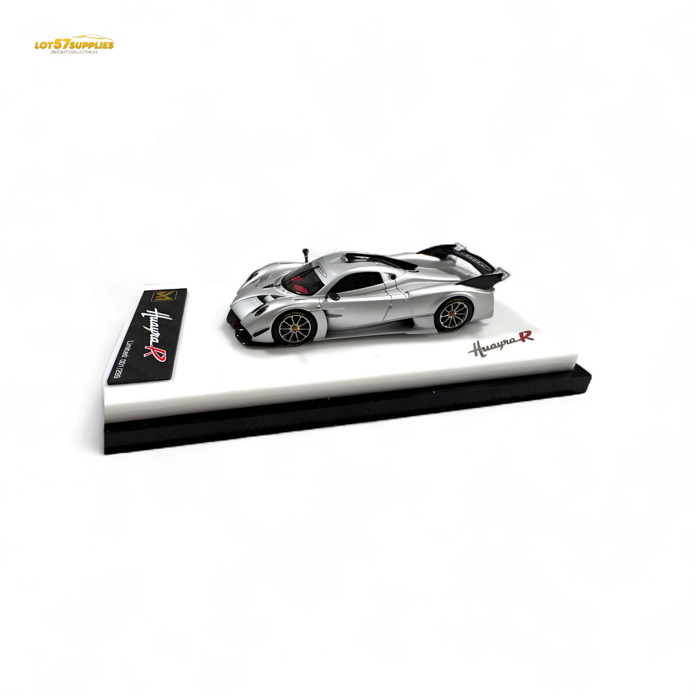 (Pre-Order) DMY Pagani Huayra R - Matte Silver 1/64 (ONLINE ORDER ONLY)