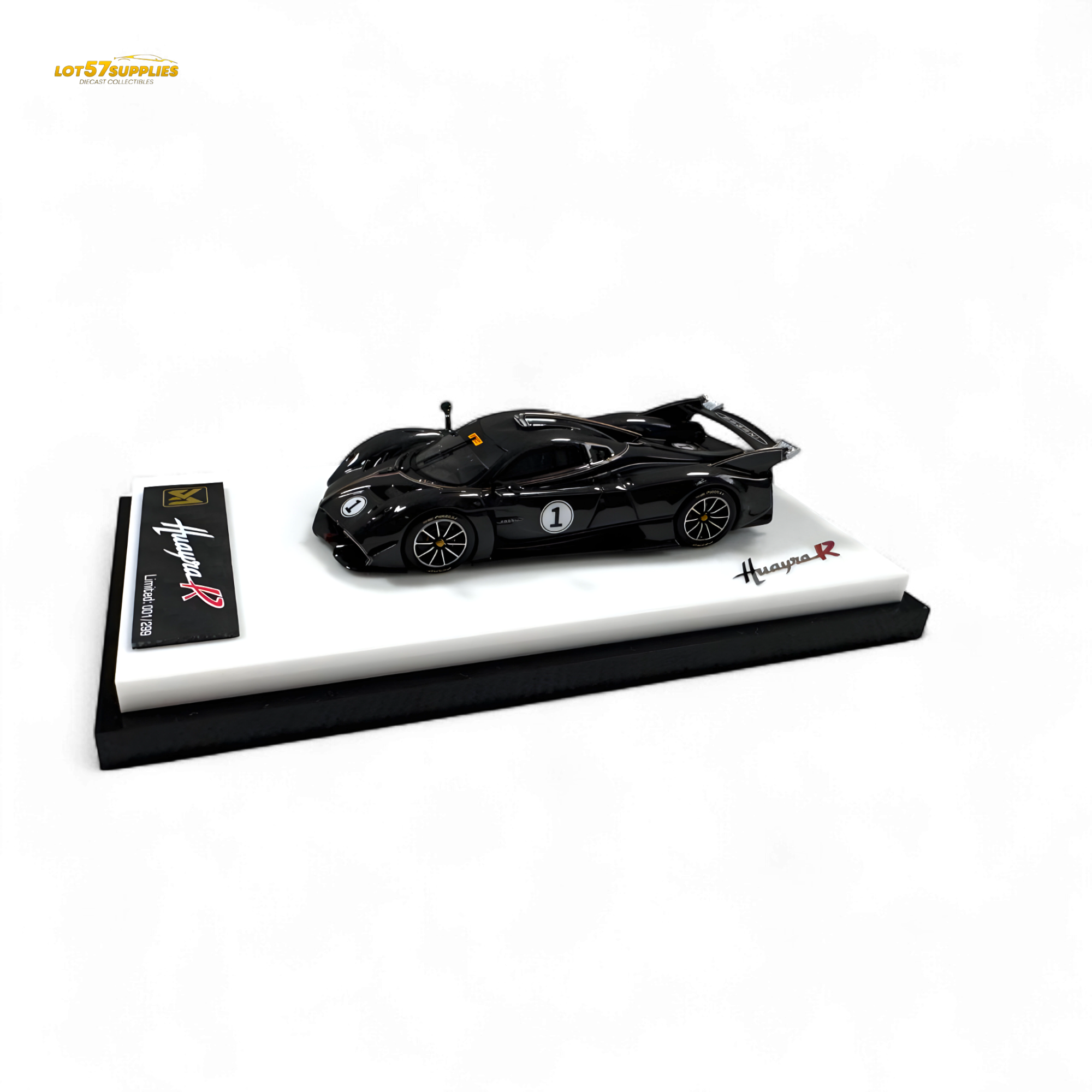 (Pre-Order) DMY Pagani Huayra R - Black Carbon 1/64 (Online Order Only)